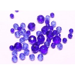 kralenmix kristal koningsblauw